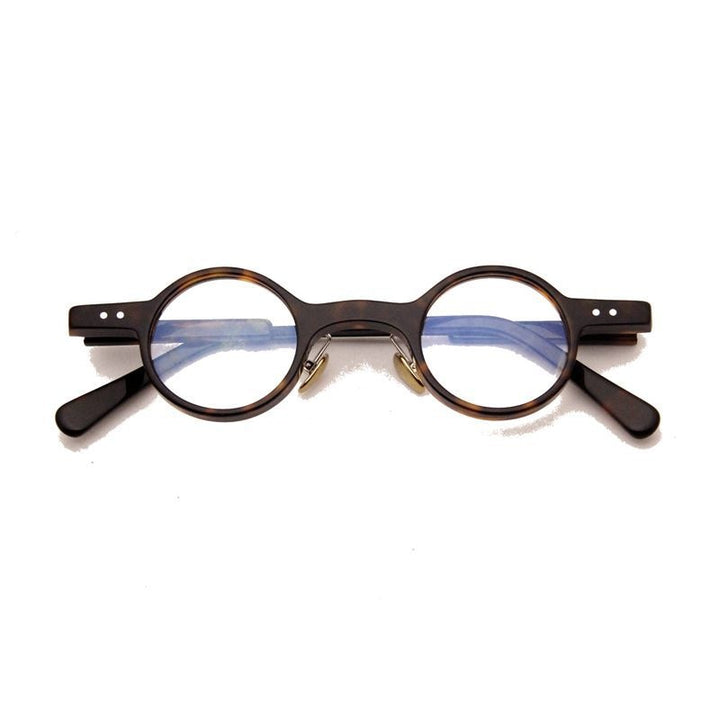 Cubojue Unisex Small Round Tr 90 Titanium Hyperopic Reading Glasses dr001 Reading Glasses Cubojue