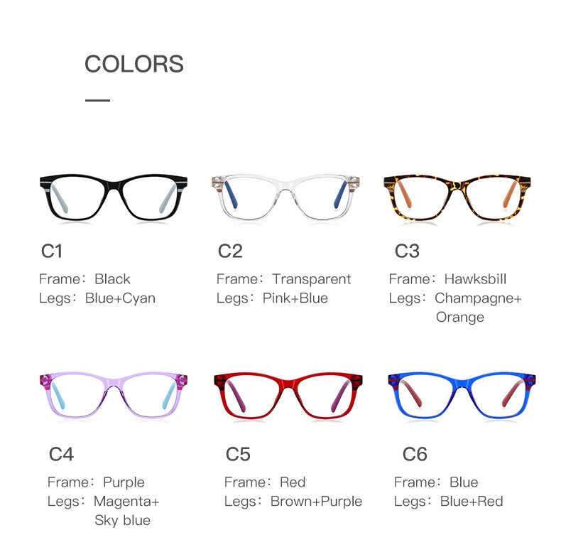 Zirosat Children's Unisex Full Rim Square Tr 90 + Cp Eyeglasses 20211 Full Rim Zirosat