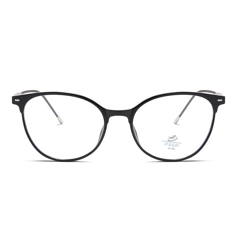 Reven Jate Unisex Full Rim Round Square Tr 90 Eyeglasses 81235 Full Rim Reven Jate