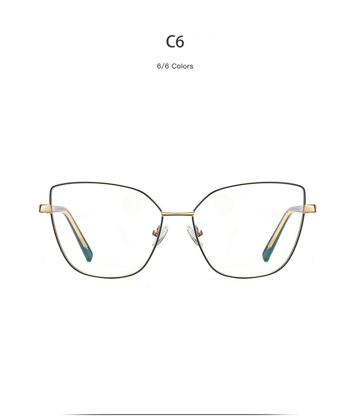 Hdcrafter Women's Full Rim Cat Eye Titanium Frame Eyeglasses 3002 Full Rim Hdcrafter Eyeglasses