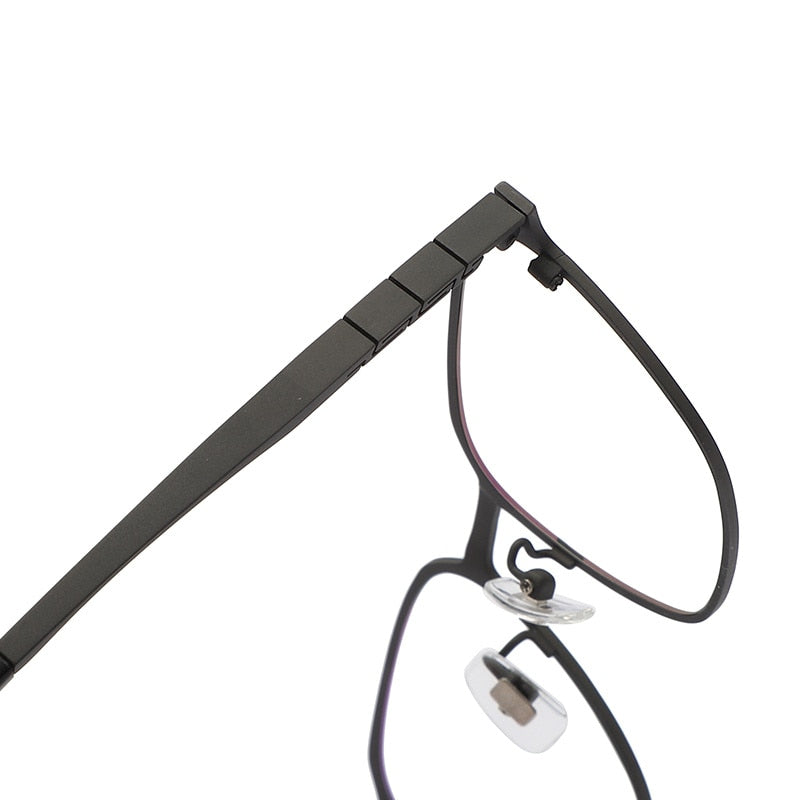 Reven Jate Unisex Full Rim Square Titanium Frame Eyeglasses 71075 Full Rim Reven Jate