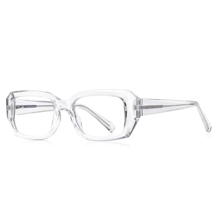 Reven Jate Unisex Full Rim Square Acetate Eyeglasses 2154 Full Rim Reven Jate C2
