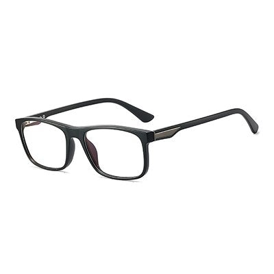 Ralferty Men's Full Rim Square Tr 90 Acetate Eyeglasses F95375 Full Rim Ralferty China C2 Matt Black