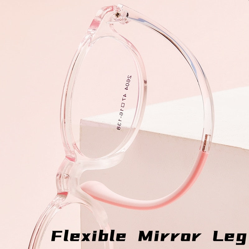 Yimaruili Children's Unisex Full Rim Tr 90 Round Eyeglasses 2604et Full Rim Yimaruili Eyeglasses