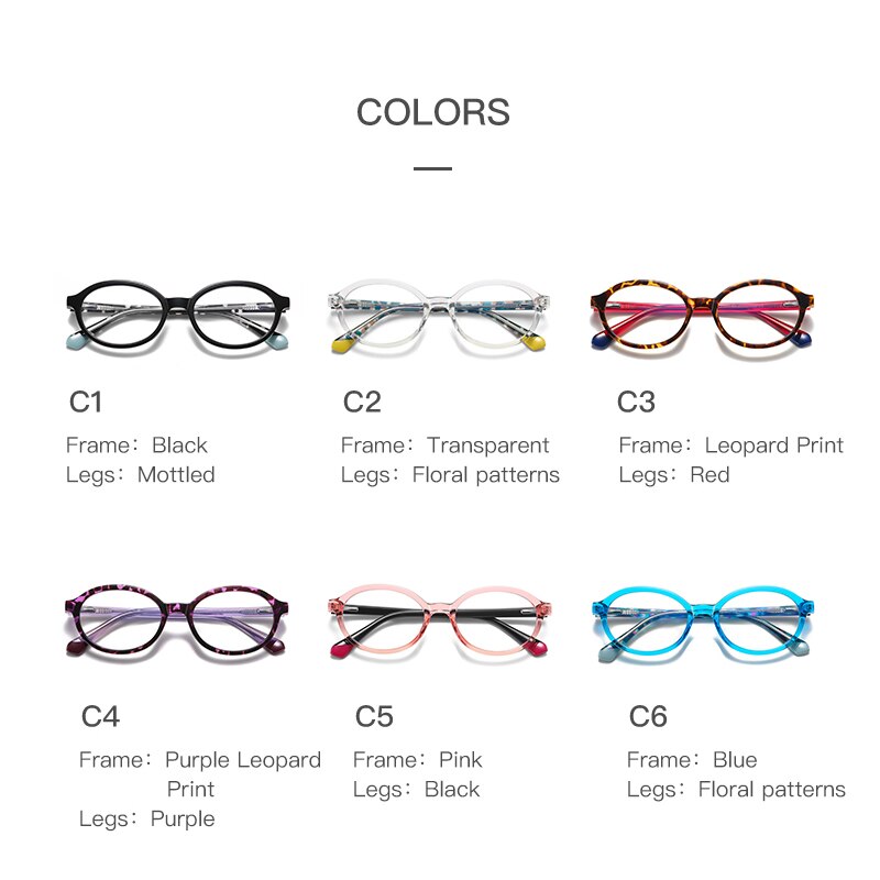 Gmei Unisex Children's Full Rim Round Small Square Tr 90 Titanium Eyeglasses 20205 Full Rim Gmei Optical