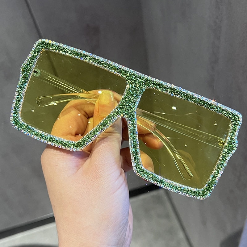 Monique Orenda Women's Full Rim Square Acetate Frame UV400 Sunglasses 85970 Sunglasses Monique Orenda Yellow CN Other