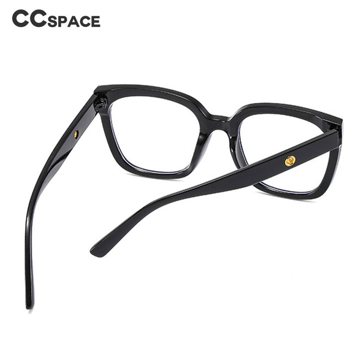 CCspace Unisex Full Rim Square Cat Eye Acetate Eyeglasses 55503 Full Rim CCspace