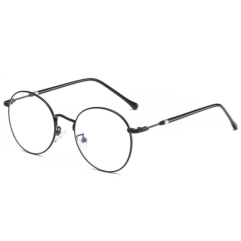 Reven Jate Unisex Full Rim Round Alloy Eyeglasses 1912 Full Rim Reven Jate