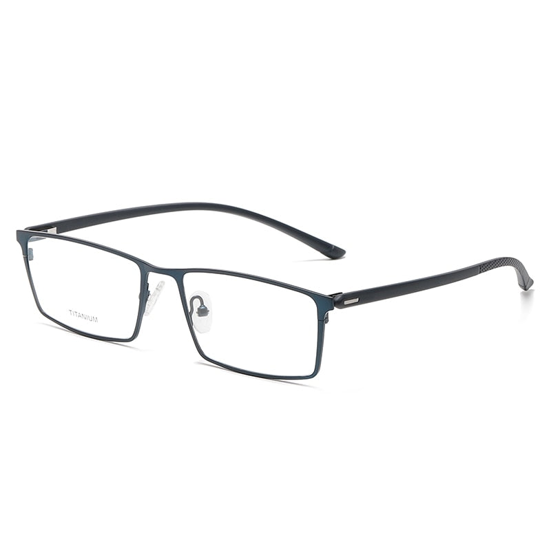 Reven Jate Unisex Full Rim Square Titanium Eyeglasses P9850 Full Rim Reven Jate