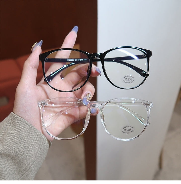 CCspace Unisex Full Rim Oversized Square Tr 90 Eyeglasses 55875 Full Rim CCspace