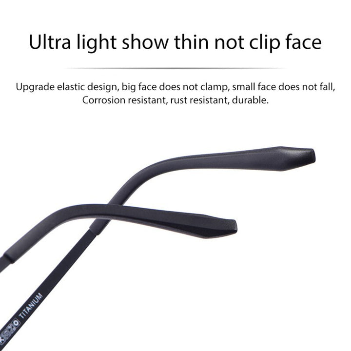 Hotony Unisex Full Rim Round Tr 90 Titanium Eyeglasses 3050 Full Rim Hotony