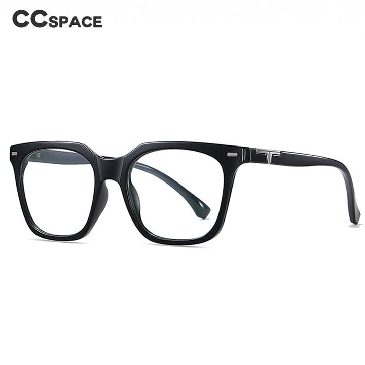 CCspace Unisex Full RIm Square Tr 90 Titanium Eyeglasses 55171 Full Rim CCspace