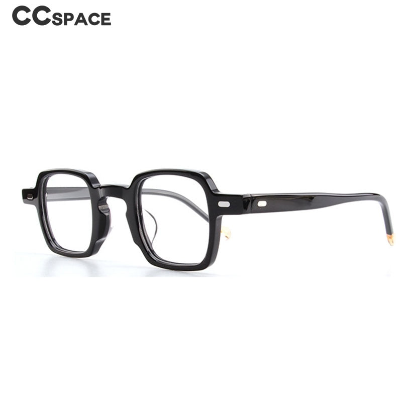 CCspace Women's Full Rim Square Acetate Eyeglasses 55241 Full Rim CCspace