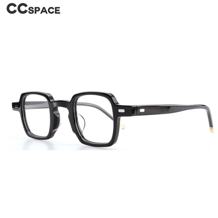 CCspace Women's Full Rim Square Acetate Eyeglasses 55241 Full Rim CCspace