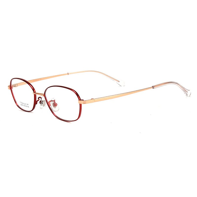 Bclear Unisex Full Rim Small Oval Titanium Frame Eyeglasses Lb5337 Full Rim Bclear