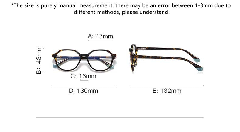 CCspace Children's Unisex Full Rim Square Round Tr 90 Titanium Frame Eyeglasses 54572 Full Rim CCspace