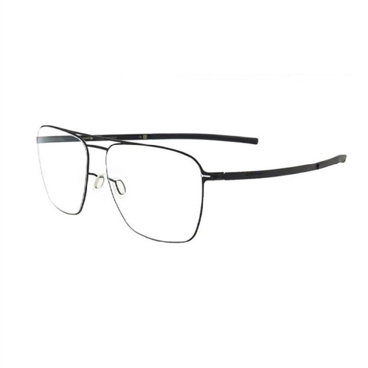 Hdcrafter Unisex Full Rim Square Tr 90 Titanium Double Bridge Eyeglasses Full Rim Hdcrafter Eyeglasses