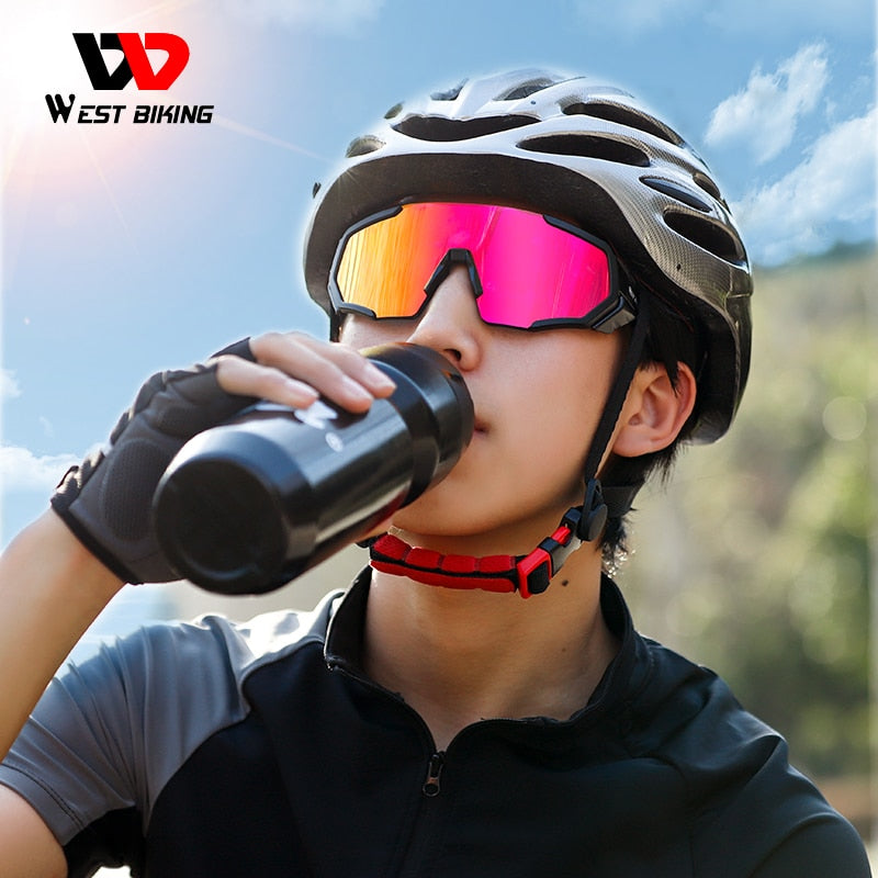 West Biking Unisex Semi Rim Tr 90 Polarized Sport Sunglasses YP0703138 Sunglasses West Biking