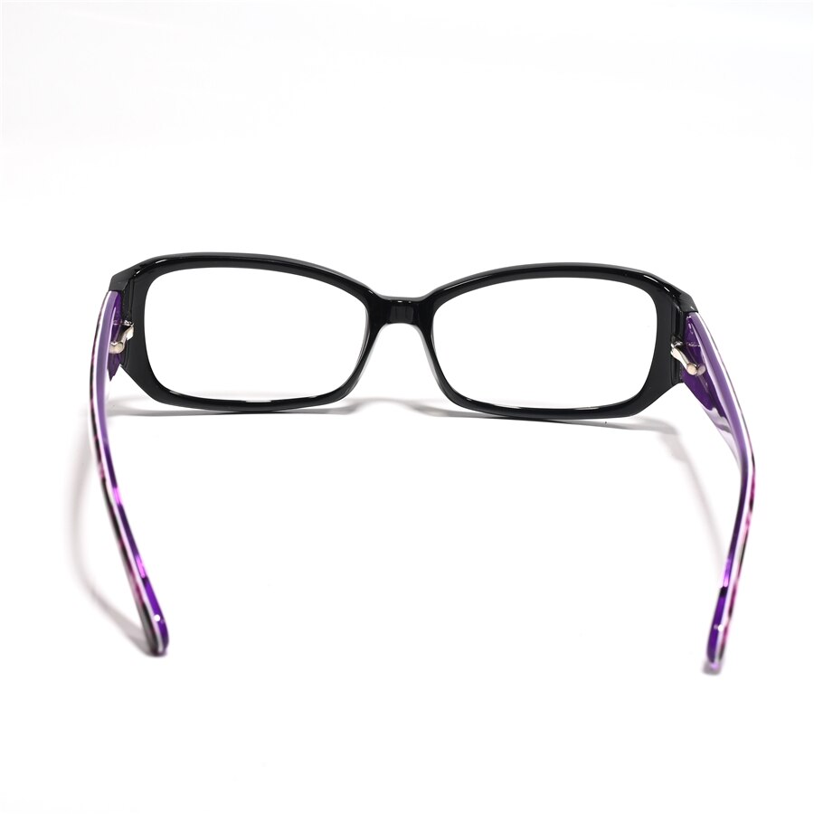 Cubojue Women's Full Rim Rectangle Acetate Hyperopic Reading Glasses 609521 Reading Glasses Cubojue