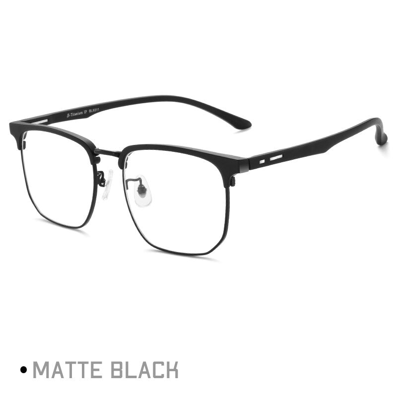 Gmei Unisex Full Rim Square Alloy Tr 90 Eyeglasses Tm11 Full Rim Gmei Optical C1