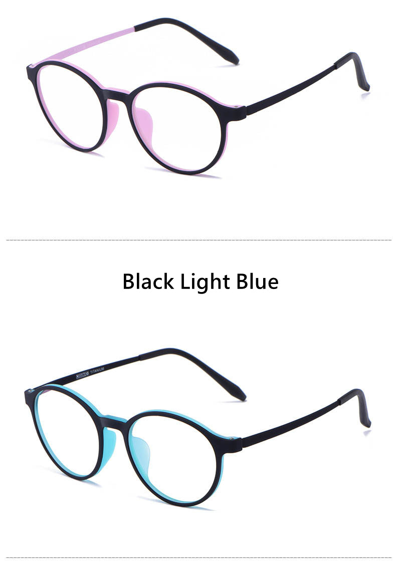 Gmei Unisex Full Rim TR 90 Titanium Alloy Round Frame Eyeglasses3050 Full Rim Gmei Optical