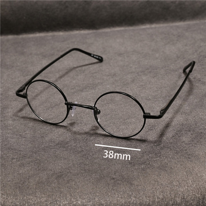Cubojue Unisex Full Rim Small Round Alloy Presbyopic Reading Glasses 201p Reading Glasses Cubojue