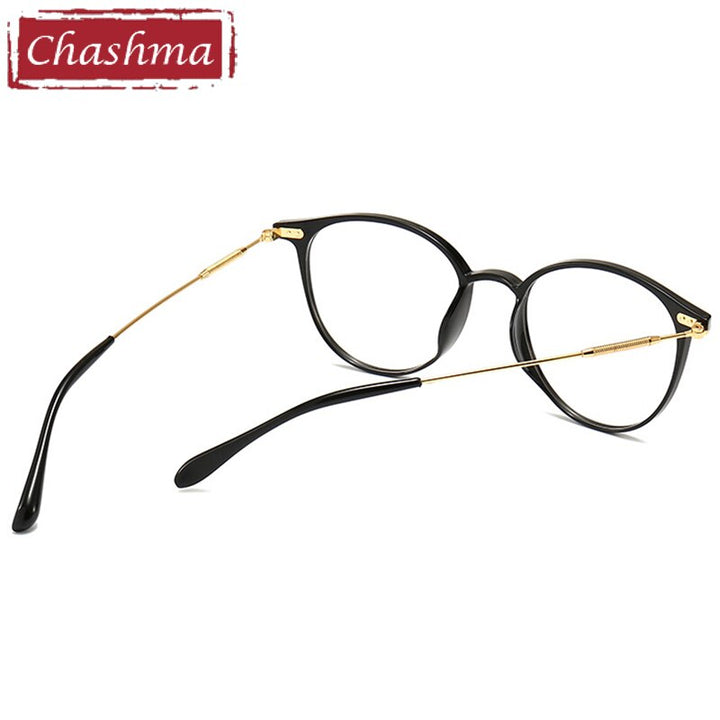 Chashma Unisex TR 90 Titanium Round Full Rim Frame Eyeglasses 90045 Full Rim Chashma