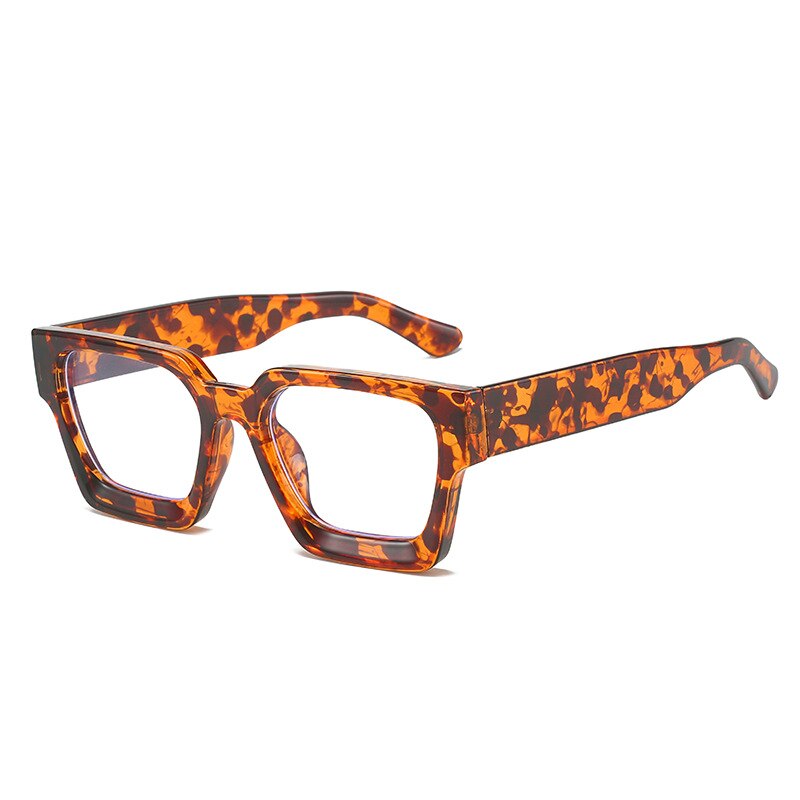 CCspace Unisex Full Rim Square Acetate Eyeglasses 55302 Full Rim CCspace C5YellowFlowers China