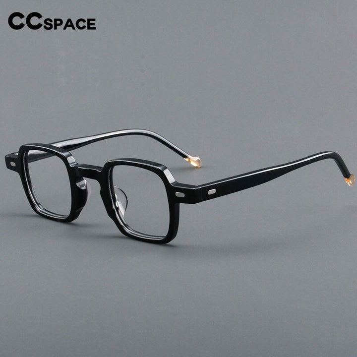 CCspace Women's Full Rim Square Acetate Eyeglasses 55241 Full Rim CCspace