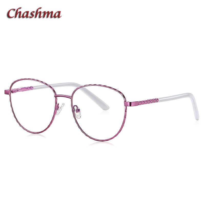 Chashma Ochki Unisex Full Rim Oval Square Stainless Steel Eyeglasses 3031 Full Rim Chashma Ochki C6  