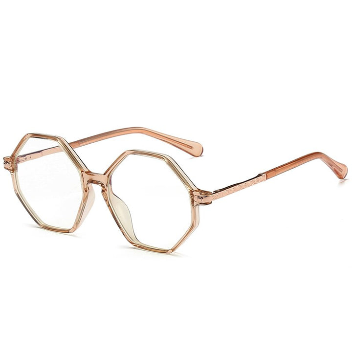 Zirosat Children's Unisex Full Rim Polygon Round Tr 90 Alloy Eyeglasses 20202 Full Rim Zirosat C7