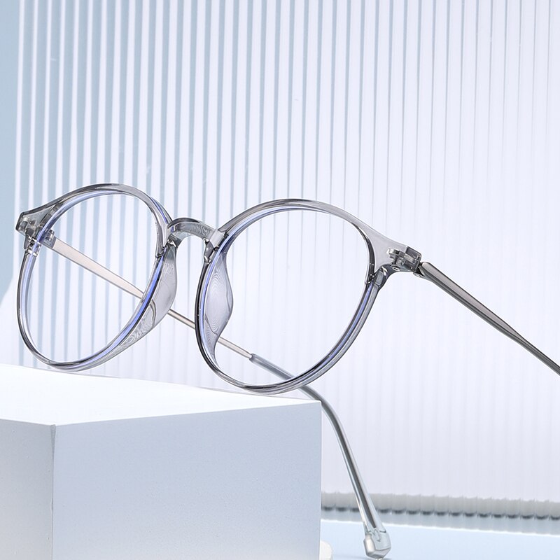 Reven Jate Unisex Full Rim Round Tr 90 Eyeglasses 81251 Full Rim Reven Jate