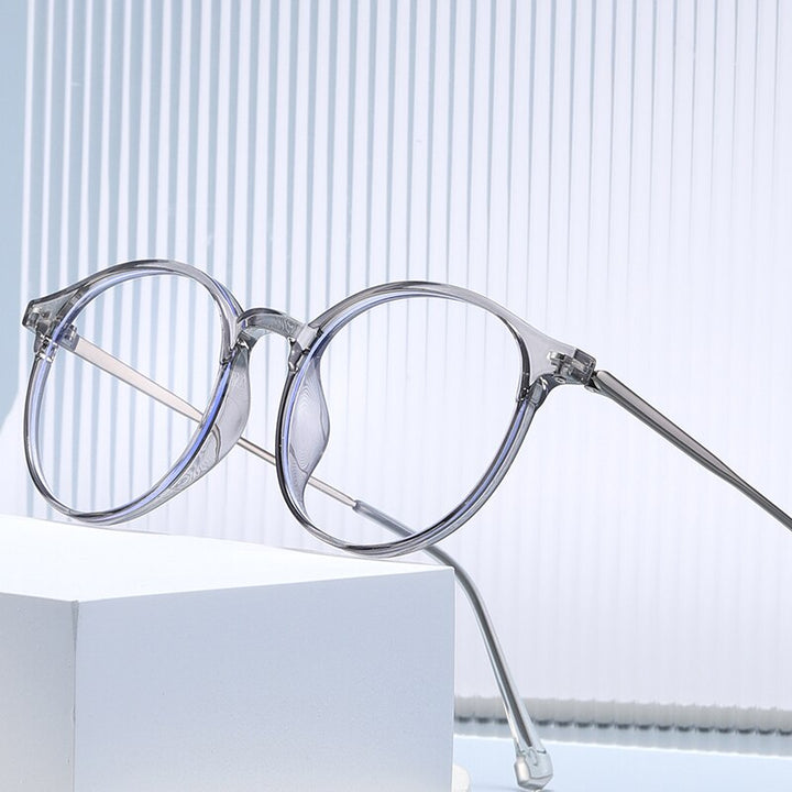 Reven Jate Unisex Full Rim Round Tr 90 Eyeglasses 81251 Full Rim Reven Jate