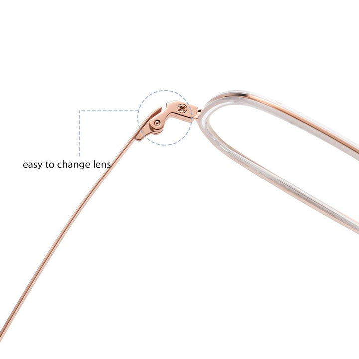 Reven Jate Unisex Full Rim Square Acetate Titanium Frame Eyeglasses R2325 Full Rim Reven Jate