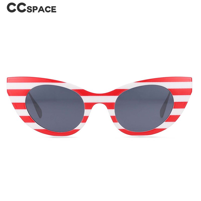 CCspace Women's Full Rim Cat Eye Resin Frame Sunglasses 54236 Sunglasses CCspace Sunglasses