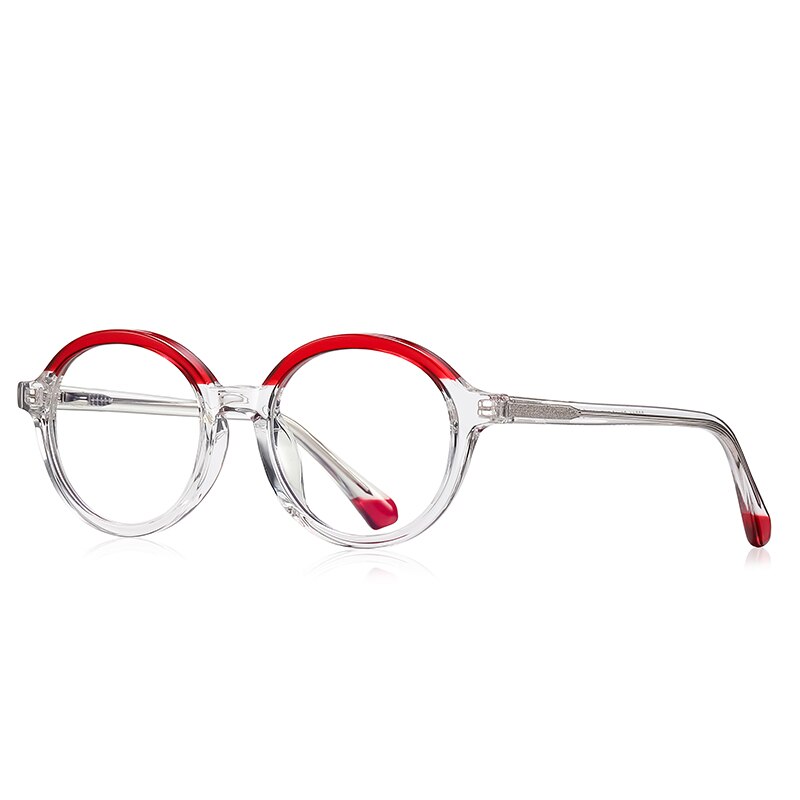 Zirosat Children's Unisex Full Rim Round Tr 90 + Cp Eyeglasses 20214 Full Rim Zirosat C2