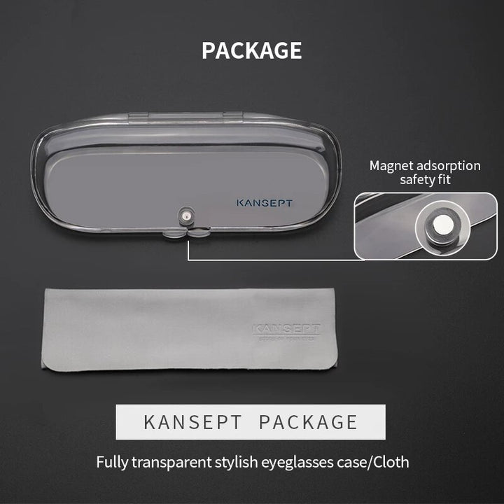 Kansept Women's Full Rim Cat Eye Stainless Steel Acetate Reading Glasses 8805 Reading Glasses Kansept