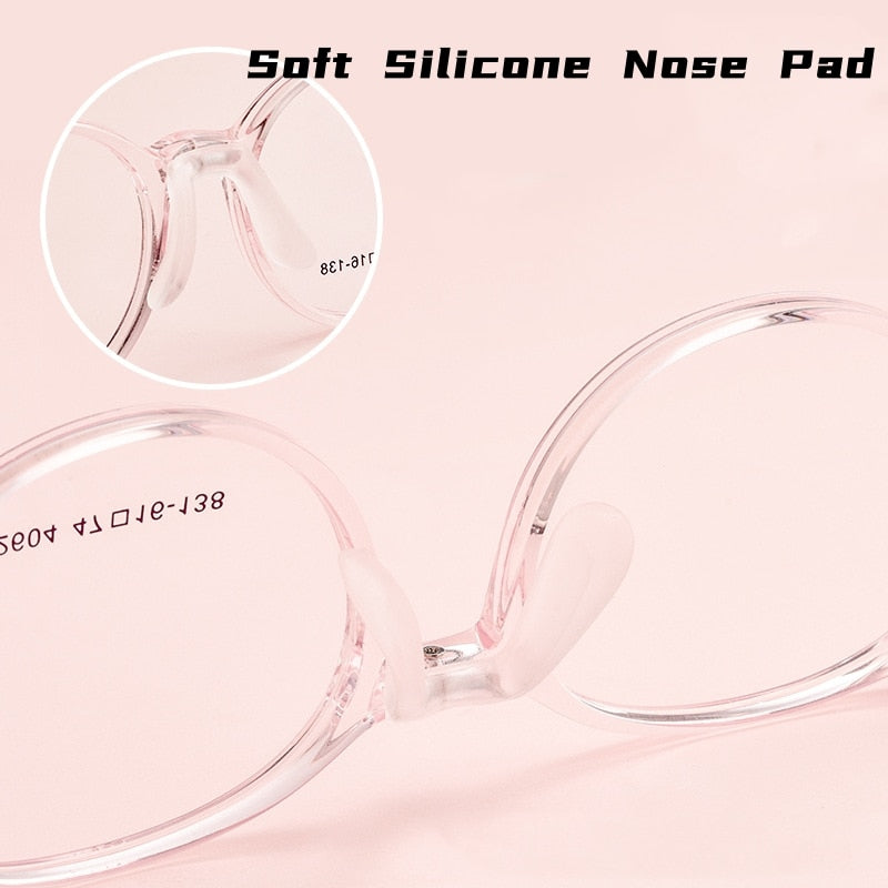 Yimaruili Children's Unisex Full Rim Tr 90 Round Eyeglasses 2604et Full Rim Yimaruili Eyeglasses