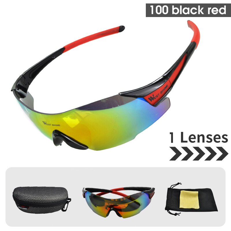 West Biking Unisex Semi Rim Tr 90 Polarized Sport Sunglasses YP0703141 Sunglasses West Biking