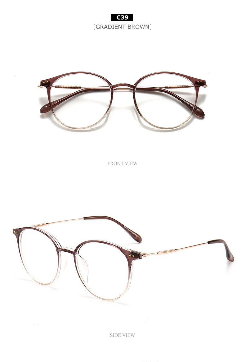 Chashma Unisex TR 90 Titanium Round Full Rim Frame Eyeglasses 90045 Full Rim Chashma