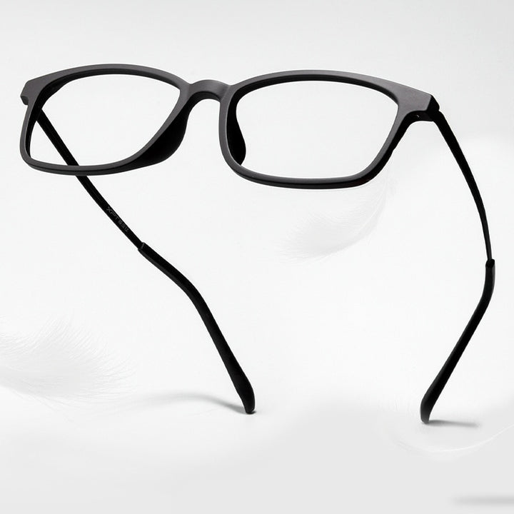 Yimaruili Unisex Full Rim Square Tr 90 Titanium Eyeglasses 9834XP Full Rim Yimaruili Eyeglasses