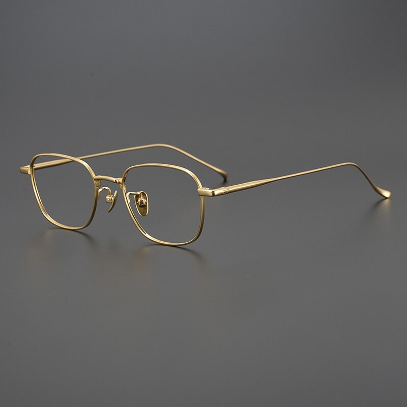 Gatenac Unisex Full Rim Square Titanium Eyeglasses Gxyj997 Full Rim Gatenac
