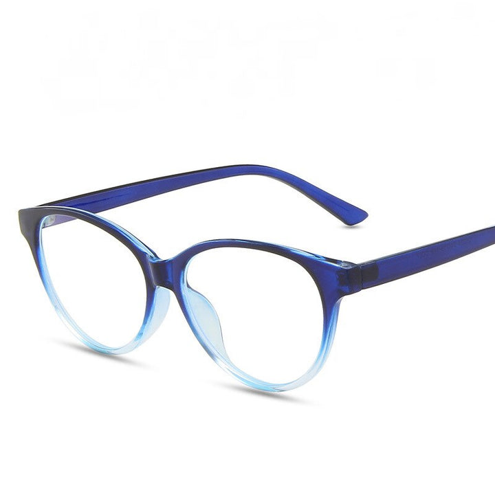 CCspace Unisex Full Rim Square Acetate Eyeglasses 55438 Full Rim CCspace China ProgressiveBlue
