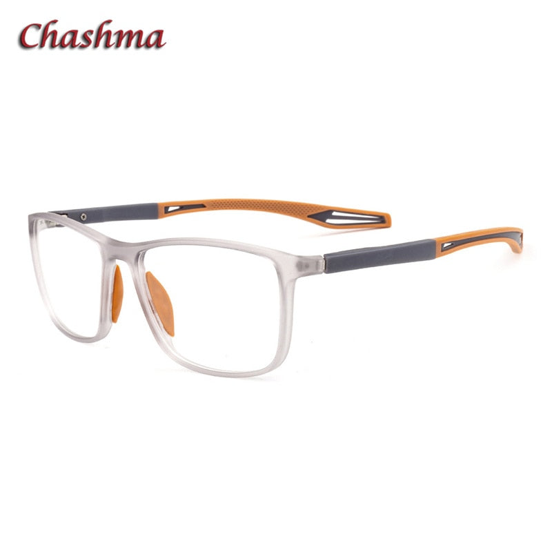 Chashma Ochki Unisex Full Rim Square Tr 90 Titanium Sport Eyeglasses 1021 Full Rim Chashma Ochki