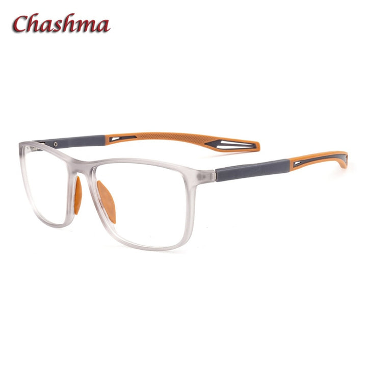 Chashma Ochki Unisex Full Rim Square Tr 90 Titanium Sport Eyeglasses 1021 Full Rim Chashma Ochki
