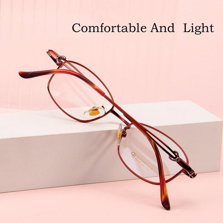 Yimaruili Unisex Full Rim Square Titanium Eyeglasses 3531Ti Full Rim Yimaruili Eyeglasses