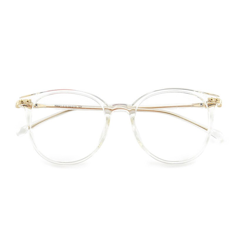 Kansept Unisex Full Rim Round Square Tr 90 Titanium Eyeglasses 90021 Full Rim Kansept