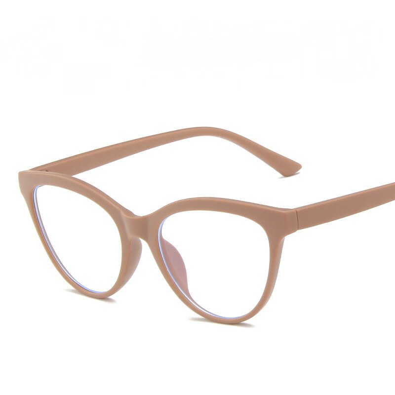 CCspace Unisex Full Rim Cat Eye Tr 90 Titanium Eyeglasses 55437 Full Rim CCspace China GrilledCoffee