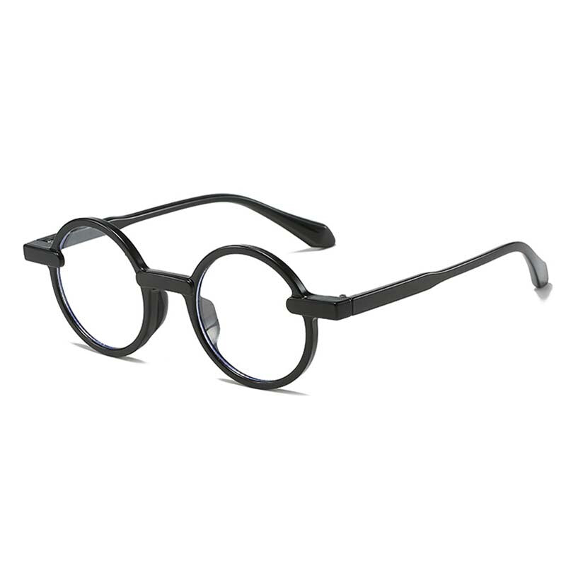 CCspace Unisex Full Rim Round Acetate Eyeglasses 55081 Full Rim CCspace