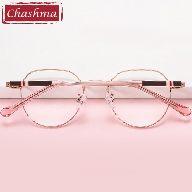 Chashma Unisex Full Rim Round Stainless Steel Frame Eyeglasses 1921 Full Rim Chashma